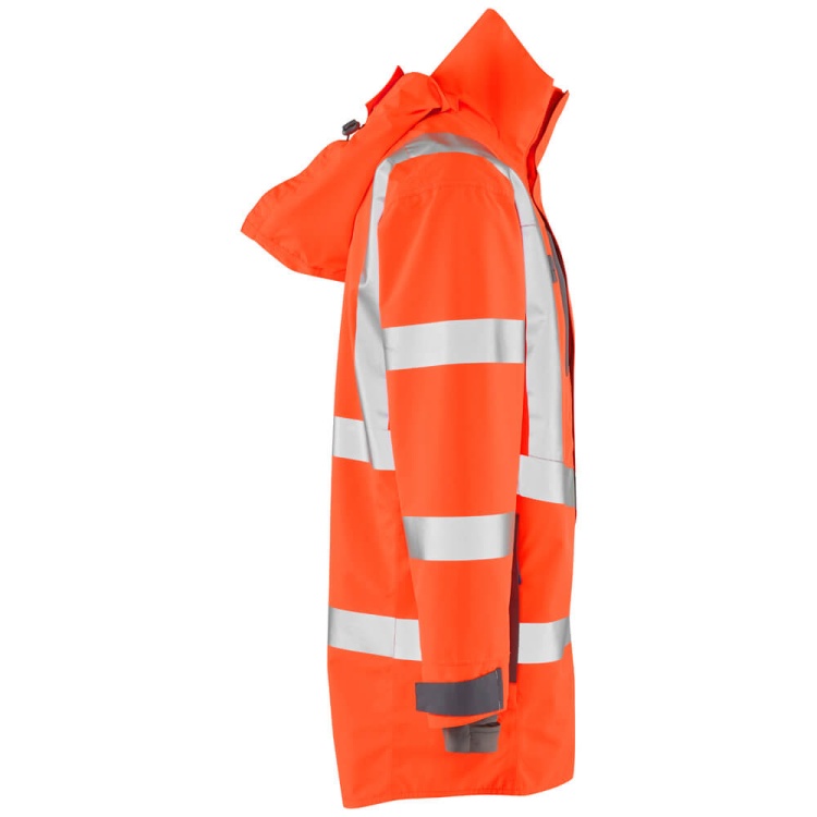 Leo Workwear A07-O-LEO EASTLEIGH Leo EcoViz 10K Performance Breathable Anorak Orange